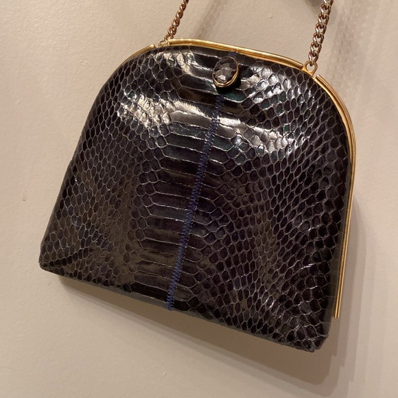 Vintage Snakeskin Bag - Picture 2 of 8